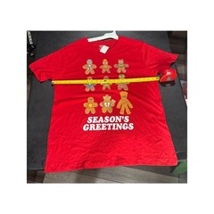 Marvel Holiday SEASONS GREETINGS Adult Tee TShirt Adult 2x Super Heros Christmas