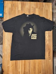 Bay Island Sportswear Johnny Cash Graphic Short Sleeve Unisex Tee Shirt XL
