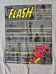Adult Med-The Flash Shirt Gray Graphic Crew Neck New w/tag