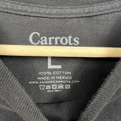 Anwar Carrots Men’s Tee T-Shirt Size Large Black Multicolor Distressed Graphic