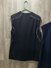 Nike Pro Combat Sleeveless Shirt Men’s XL Lot Of 2 Fitted Blue & Black