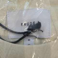 RHUDE Moonlight Badge Tee Men’s M White Cotton Graphic Logo Crew Neck Tee