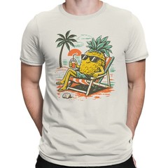 Pineapple Beach Chill Sunset Men’s T-shirt