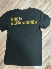Mellow Mushroom House of Shroom Cosmic Zen Cat Graphic T-Shirt