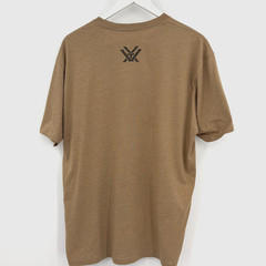 Vortex Core Logo T-Shirt Mens XL Short Sleeve Coyote Heather Graphic Tee