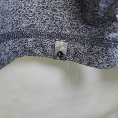 Ocean Coast Shirt Men L Gray Casual Weekend Stretch Henley Long Sleeve Top
