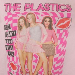 Mean Girls T Shirt Mens Size Small Pink The Plastics You Cant Sit With Us