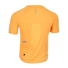 diadora Super Light Crew Neck Short Sleeve Athletic T-Shirt Mens Orange Casual T