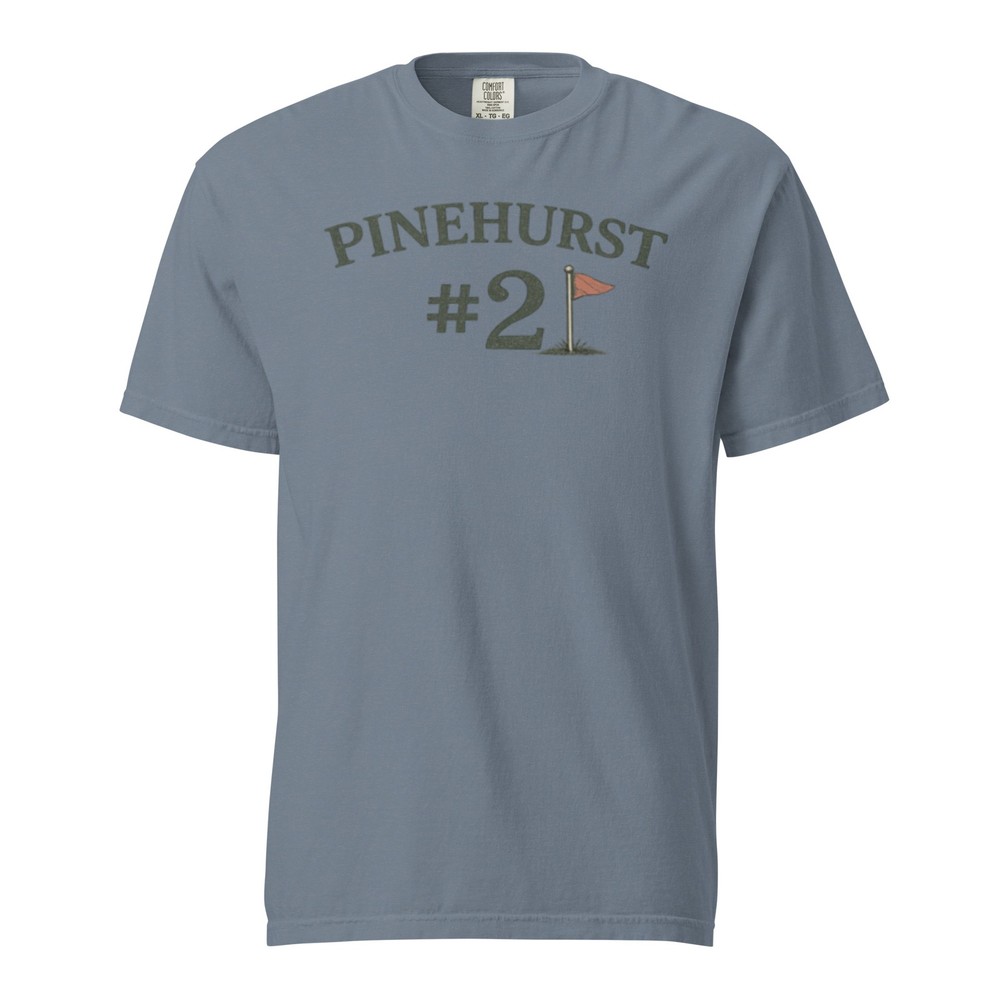 Golf Shirt Pinehurst #2 – Premium Comfort Colors Tee | Gift for Dad Golfer