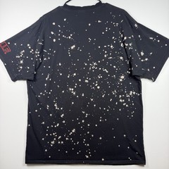 HUF x Marvel Venom vs Spiderman Men T-Shirt XL ‘Venom is Back Black’ Bleach Wash