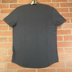 Buck Mason Curved Hem Pima Cotton Crew Tee Shirt Mens Medium Ink Blue USA NWT