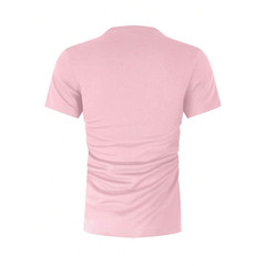 T-Shirt Round Neck Short Sleeve Solid Color Simple & Fashionable Men’s T-Shirt