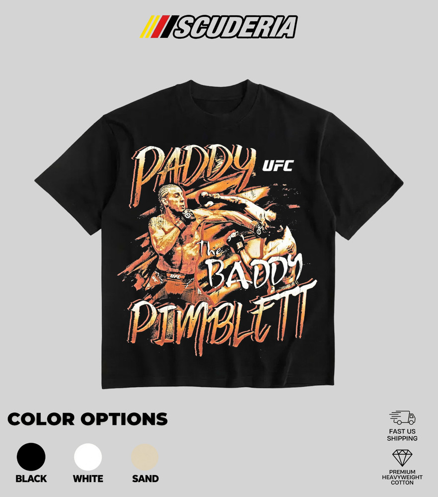 Champion Wear Paddy Pimblett The Baddy UFC Vintage MMA Fighter Graphic T-Shirt