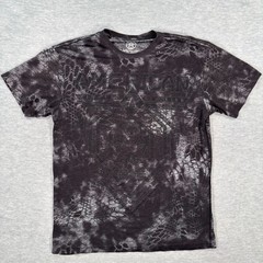 American Fighter Mens Large Black Tie Dye Camo Graphic T-Shirt Buckle Exclusive