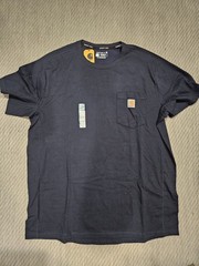 Carhartt Men’s Workwear Pocket T-shirt – Navy, Large
