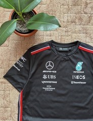 Mercedes-Benz Petronas Racing Black Tee Official Licensed Product Size M Men’s