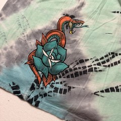 Affliction Black Label Toxic Earth Florida Keys Crystal Wash Y2K Grunge Shirt L