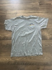 O’Neill Men’s Gray Graphic Logo Crew Neck Short Sleeve T-Shirt L