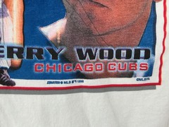 Vintage 90s Starter Chicago Cubs Kerry Wood KID K 1998 20K t Shirt sz XL