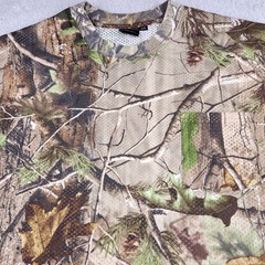 RedHead Camo Long Sleeve Shirt Mens XL Brown Realtree APG Mesh Pocket Tee