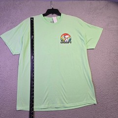 Peanuts® Hiking Snoopy t shirt Men XL Green Charlie Brown Classic Camping NWT