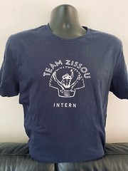 LIFE AQUATIC – TEAM ZISSOU – INTERN T SHIRT – wes anderson ORIGINAL SCREEN PRINT