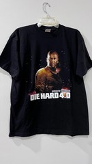 2007 Bruce Willis “DIE HARD 4.0” Movie Tee Size Large