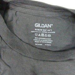 Gildan Shirts Mens Medium 38/40 Black Gray Short Sleeve Cotton Blend Set Of 5
