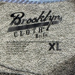 Brooklyn Cloth Mens Raglan Shirt Tribal Pattern Sleeve XL Gray Cotton Blend