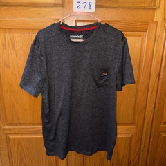 Avalanche T-Shirt + Short Men’s Sz Lg Slate Blue/Black Sport, Gym, Run