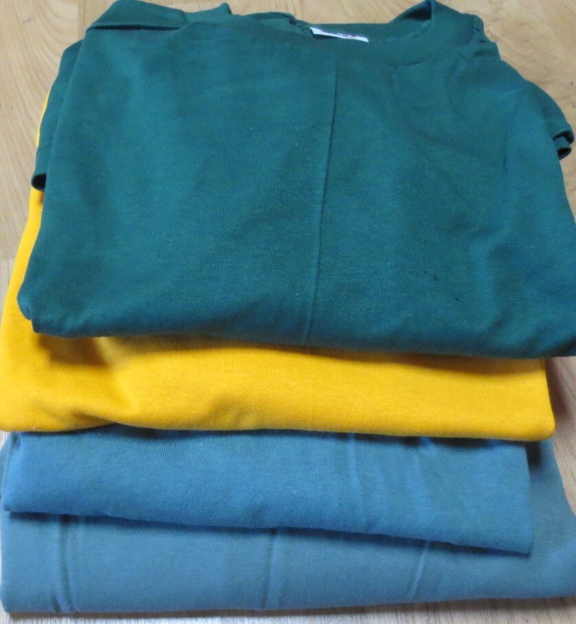 Men Murina Gildan Other T-Shirts 2XL 6 Pc 4 Color 100 % Cotton 50/50 Gold Green
