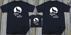Wolf T-shirt Family Matching Tee Daddy Mommy Baby Grandpa Grandma Uncle Gift