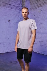 Round Neck T-Shirt – Adults Plain Short Sleeve soft Cotton Tee|Multiple colo (A)