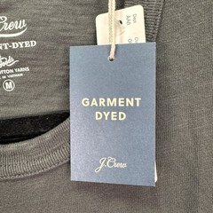 J Crew Tshirt Mens M Charcoal Gray Garment Dyed Slub Cotton Pocket Tee Preppy