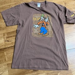 Vintage Y2k Disneyland Goofy 1932 T-shirt Mens L Brat Y2k Happy Go Lucky Scene