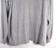 Bailey’s Point Gray V-Neck Long Sleeve T-Shirt Size 2XL (50-52) New