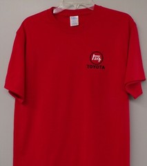 Toyota Old Logo Embroidered Adult T-Shirt S-6XL, LT-4XLT New