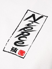 Niepce Japanese Streetwear T-shirt Rising Whale Print Graphic Tee for Men