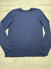 APT. 9 Shirt Mens Small Blue Premier Flex Long Sleeve Tagless Tee Casual