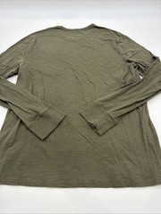 Express Quality + Fit Long Sleeve T-shirt L Green 100% Cotton.#47265