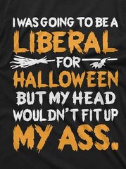 Funny Halloween Political Shirt Anti Liberal T Shirts Conservative Gifts