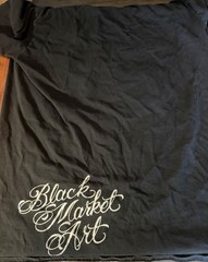 Black Market Art Co. Vintage Ouija Board T-Shirt Size Medium Black