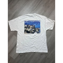 Lost TV Show Film Crew Shirt Hanes Heavyweight White Final Season Hawaii Large