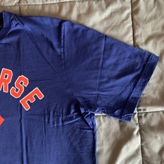 Converse Blue & Orange T-Shirt Size Medium Made In Italy