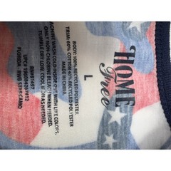 Home Free Florida Men’s Fourth Of July Tank Top Patriotic Sz L Red White & Blue