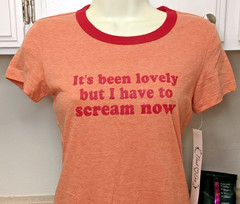 It’s Been Lovely But I Have To Scream Now, Next Era T-shirt sz Medium New w Tags