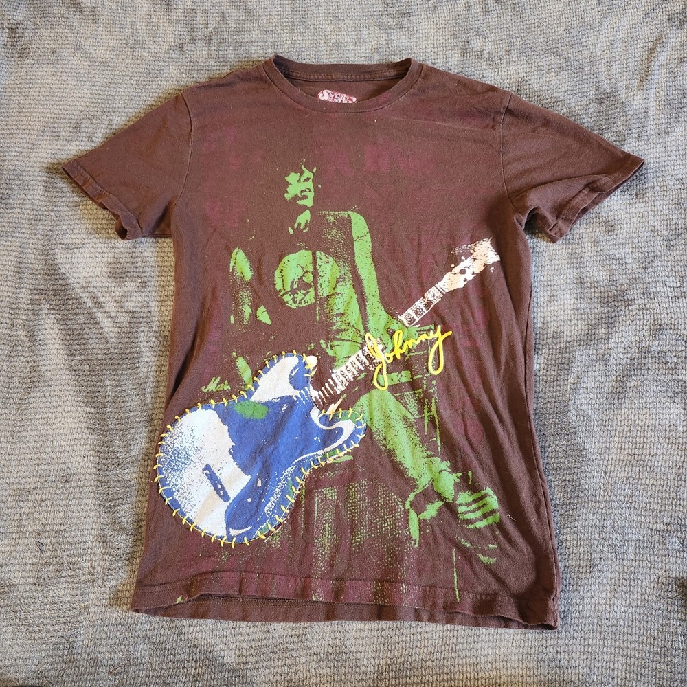 The Ramones “Hey Ho Lets Go” Swag Band Shirt, Embroidered, Small, Short Sleeve