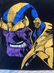Kontra Brand Men’s 2XL Marvel Thanos AOP extremely rare 2022 limited run
