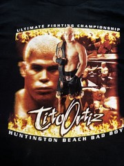 Vintage 1998 UFC Tito Ortiz Huntington Beach Bad Boy MMA Wrestling T-Shirt XL