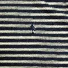 Polo Ralph Lauren Custom Slim Fit T Shirt Men’s XL Blue Gray Striped Pony Logo